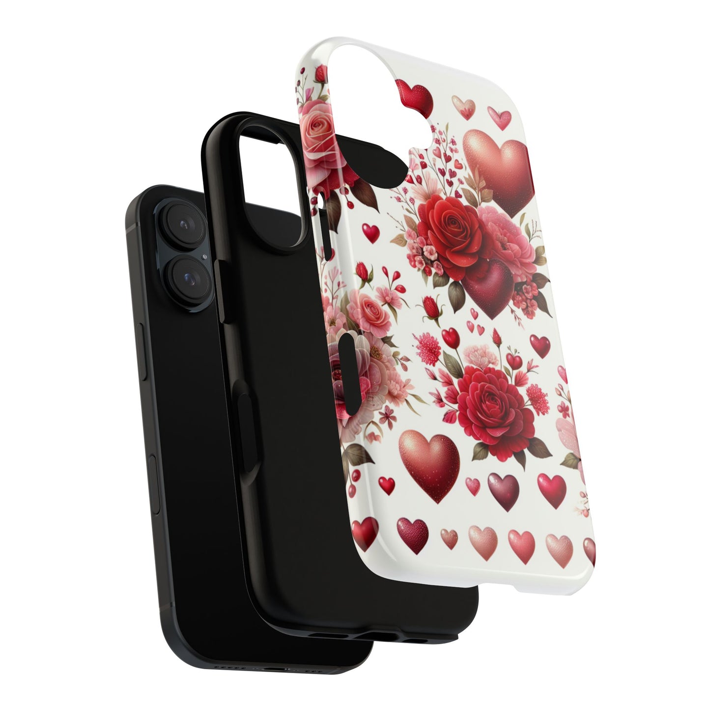 Heartfelt Floral Phone Case | Tough Cases for Love & Romance