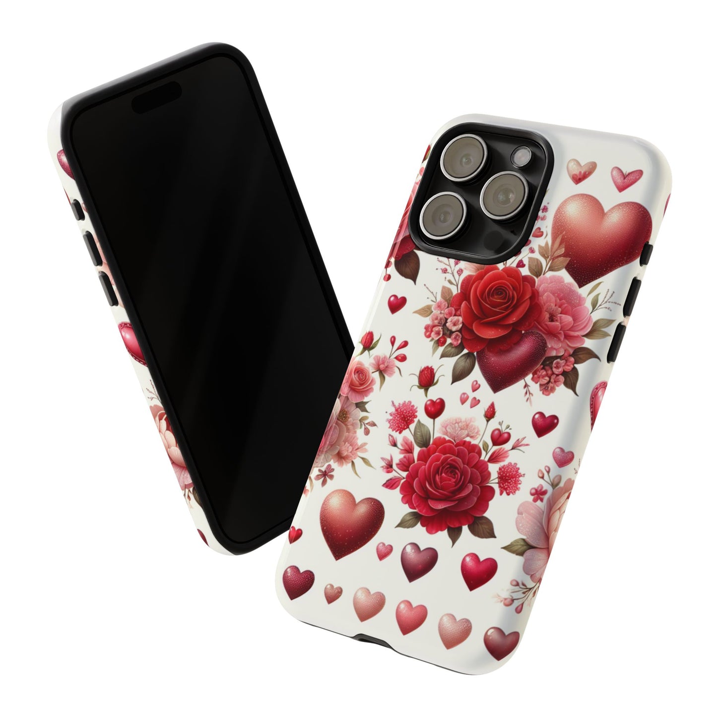 Heartfelt Floral Phone Case | Tough Cases for Love & Romance