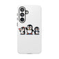 Penguin Pixel Trio Phone Case — Cute Retro 8‑Bit Penguin Family Protective Cover