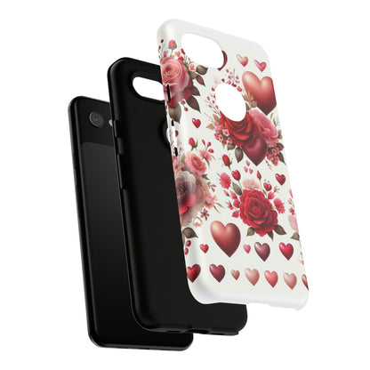 Heartfelt Floral Phone Case | Tough Cases for Love & Romance