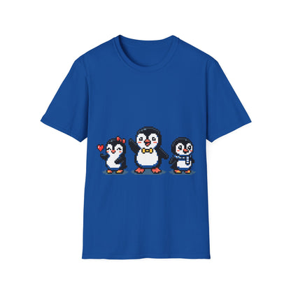 Penguin Pixel Tee — Cute Retro Pixel Art Penguins T-Shirt
