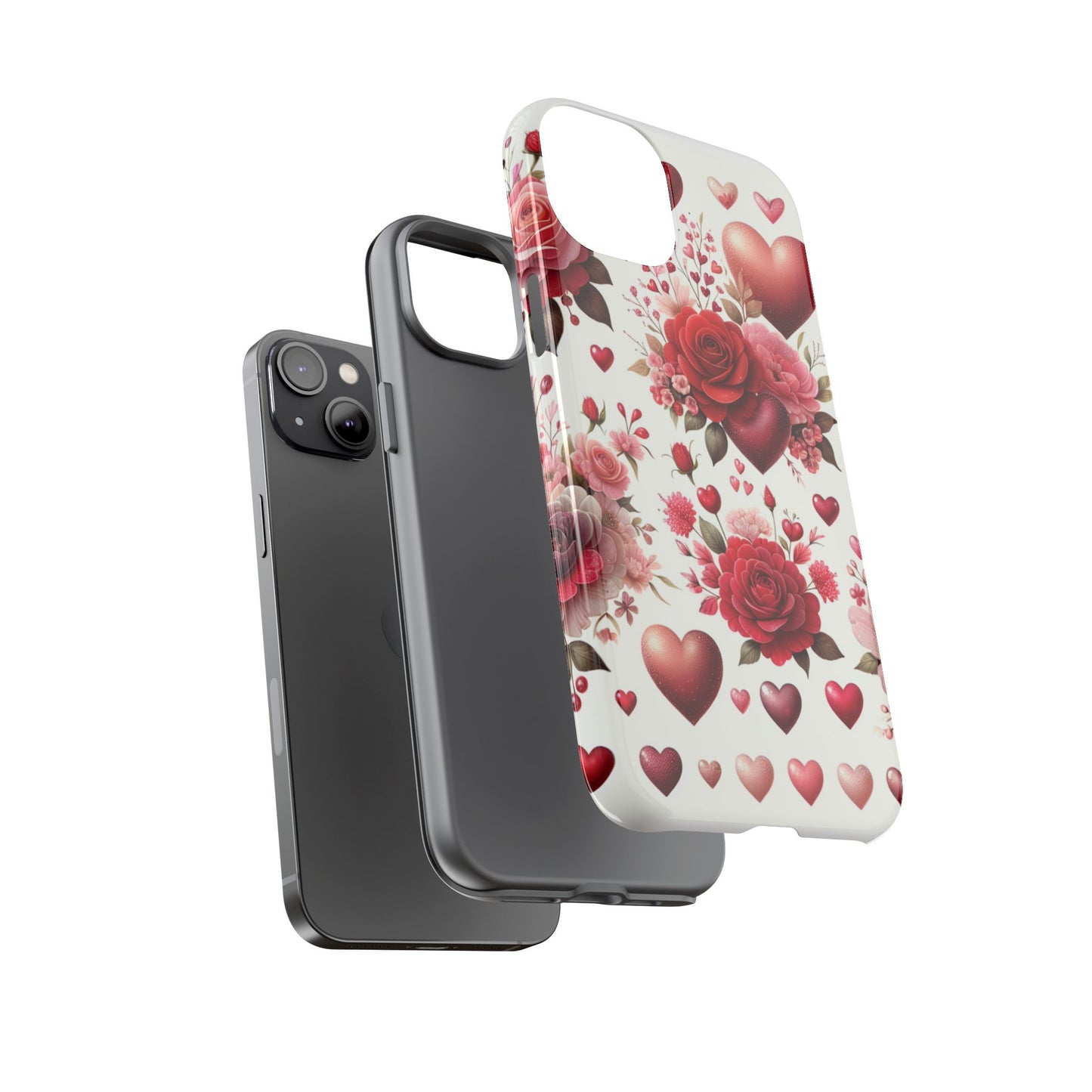 Heartfelt Floral Phone Case | Tough Cases for Love & Romance