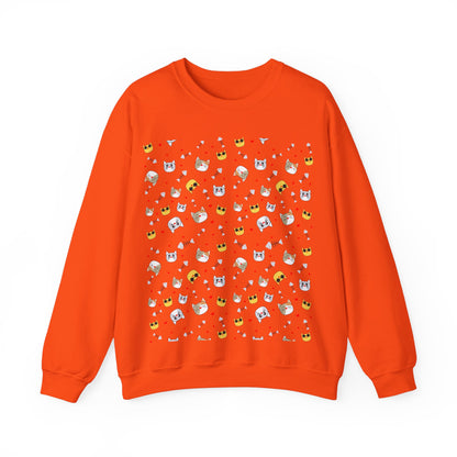 Cute Cartoon Animals Unisex Heavy Blend™ Crewneck Sweatshirt