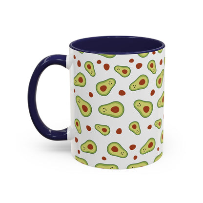 Quirky Avocado Print Coffee Mug - Fun Kitchen Accessory for Unique Coffee Lovers