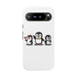 Penguin Pixel Trio Phone Case — Cute Retro 8‑Bit Penguin Family Protective Cover