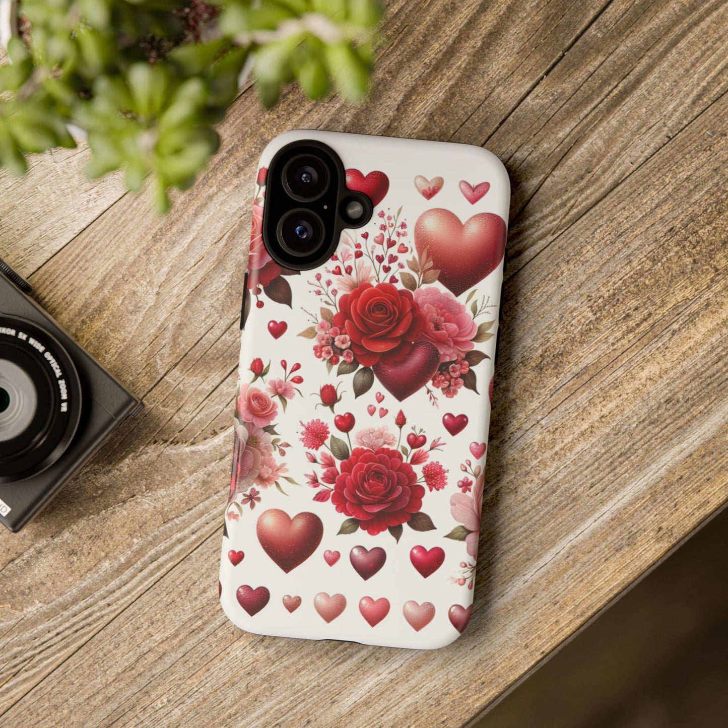 Heartfelt Floral Phone Case | Tough Cases for Love & Romance