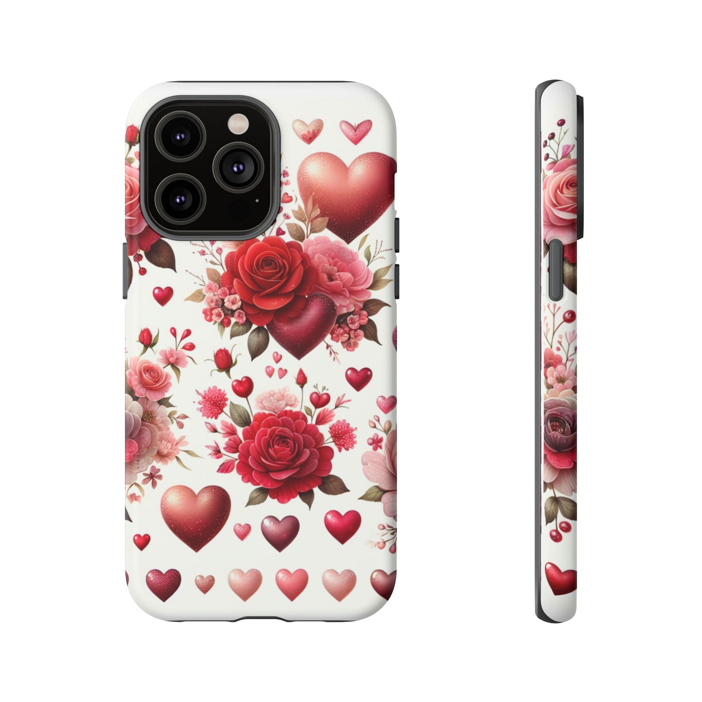 Heartfelt Floral Phone Case | Tough Cases for Love & Romance