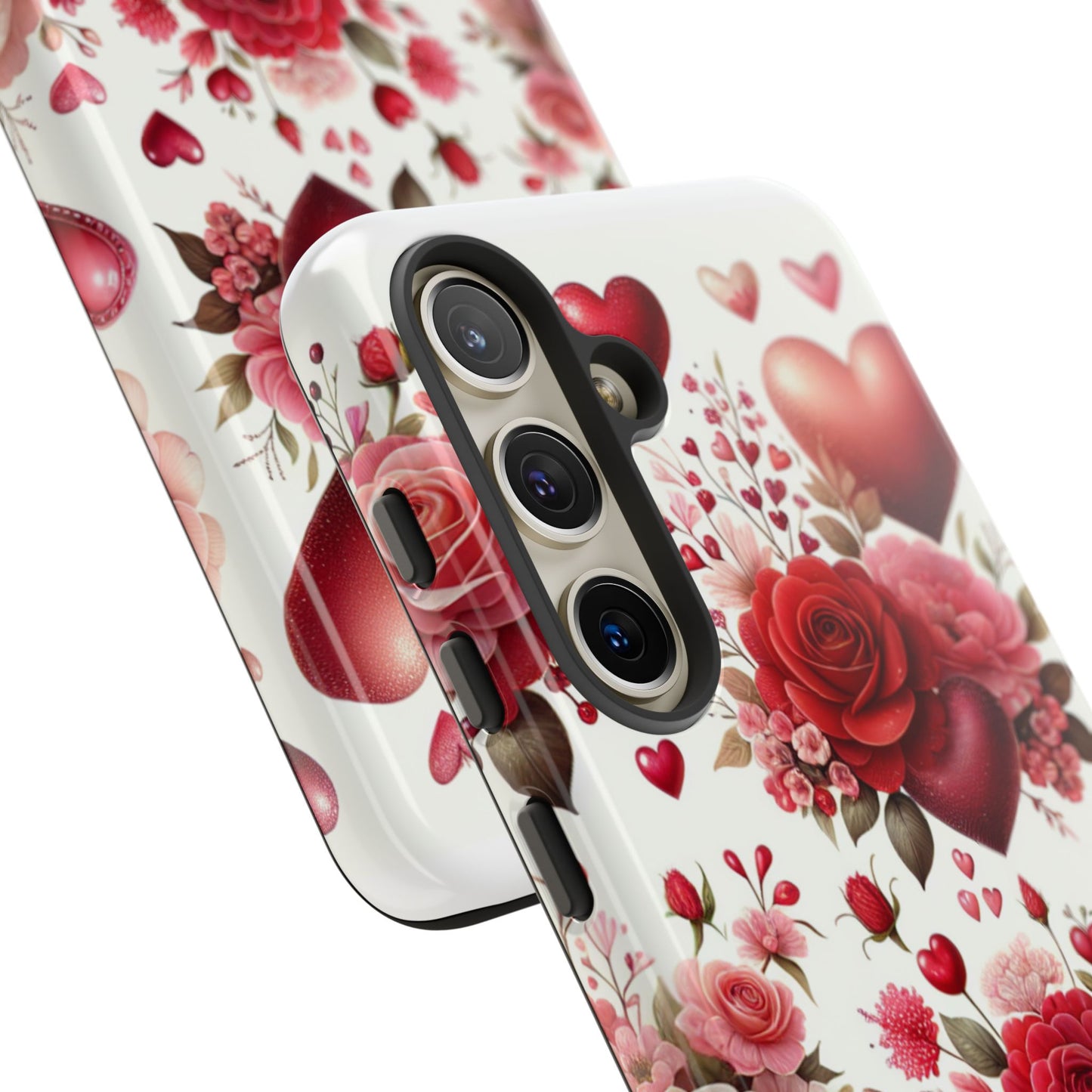 Heartfelt Floral Phone Case | Tough Cases for Love & Romance