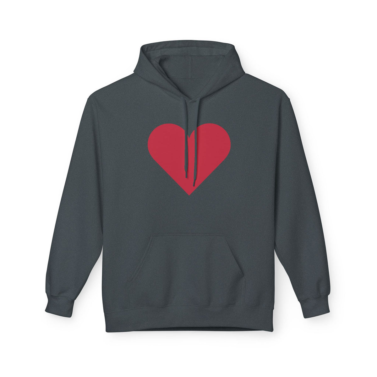 Heart & Rose Pattern Hoodie — Romantic Floral Valentine Pullover