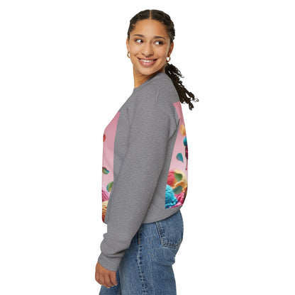 Colorful Ice Cream Crewneck Sweatshirt - Sweet Summer Vibes