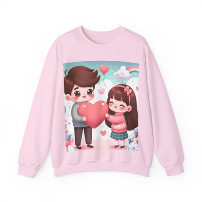 Cute Couples Love Sweatshirt - Unisex Heavy Blend™ - Perfect for Valentine’s Day & Anniversaries