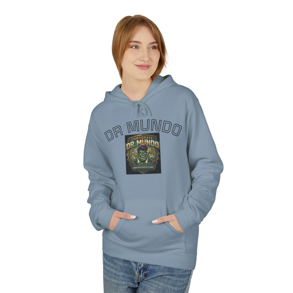 Dr Mundo Retro Arcade Hoodie league of legands— Gaming Champion Pullover