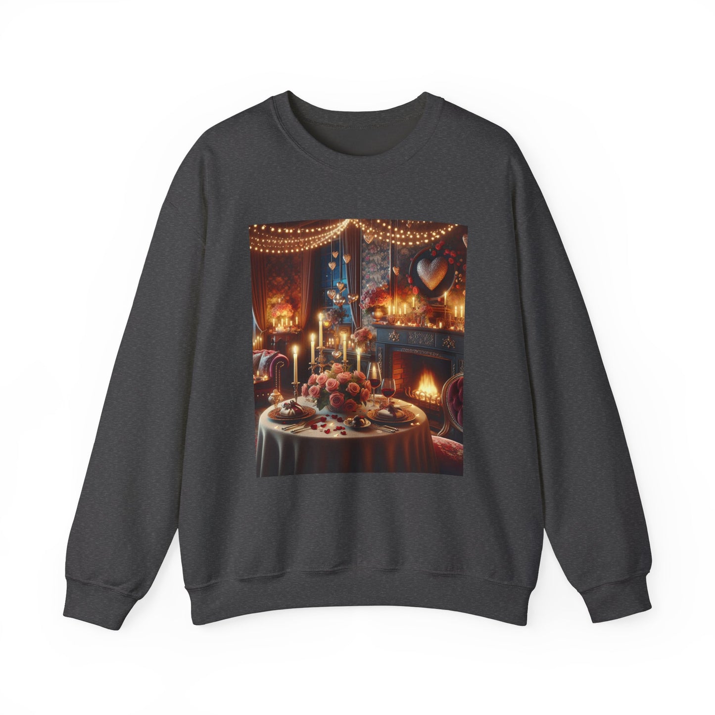 Cozy Romantic Dinner Sweatshirt – Unisex Heavy Blend™ Crewneck