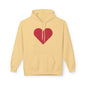 Heart & Rose Pattern Hoodie — Romantic Floral Valentine Pullover