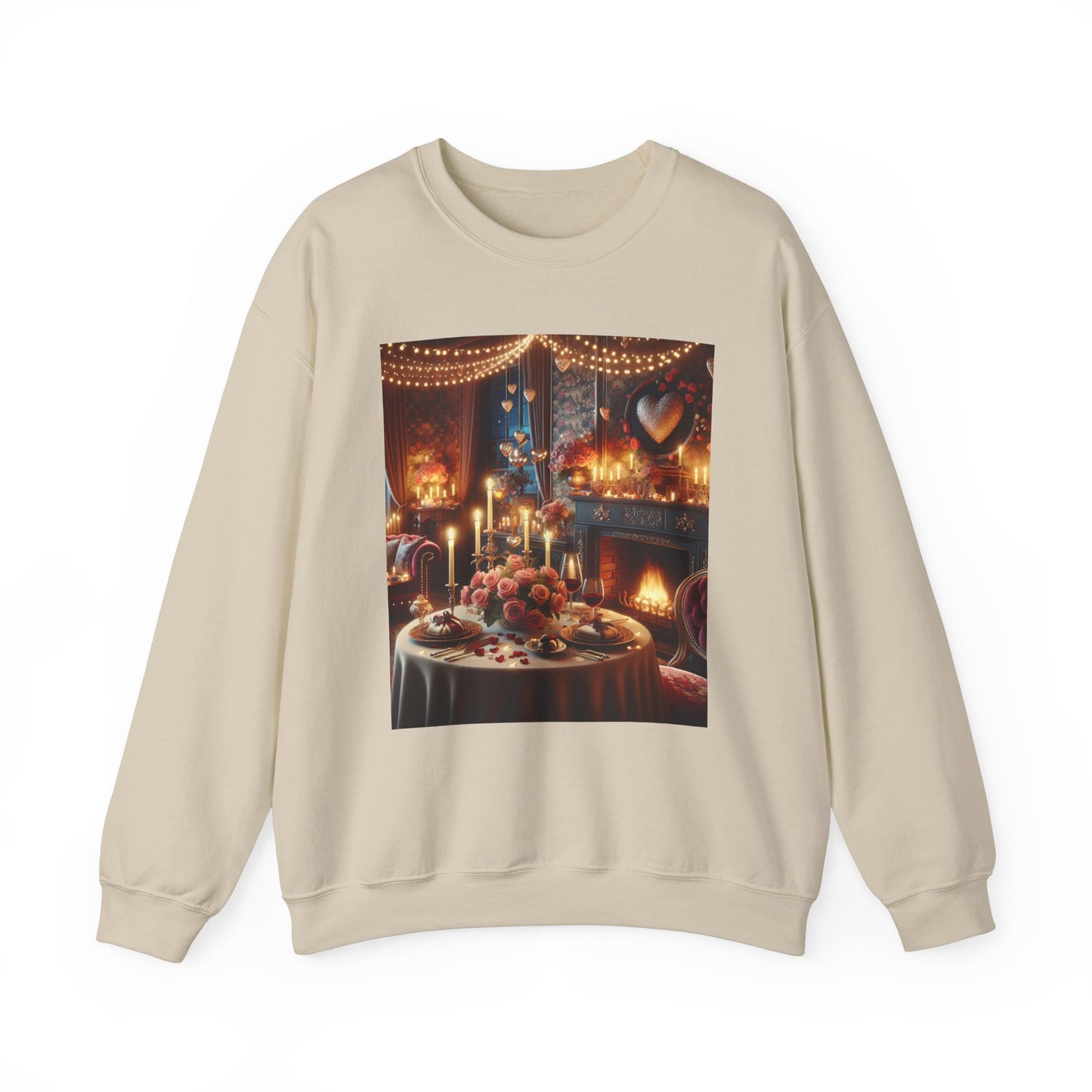 Cozy Romantic Dinner Sweatshirt – Unisex Heavy Blend™ Crewneck