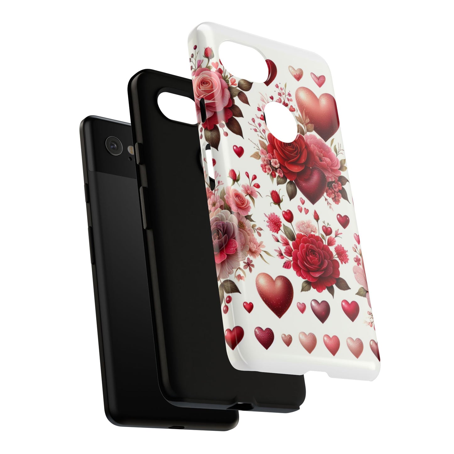 Heartfelt Floral Phone Case | Tough Cases for Love & Romance