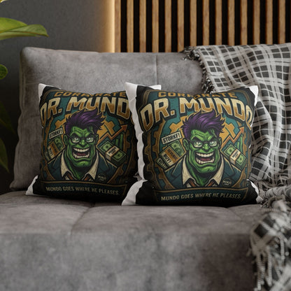 Dr. Mundo Corporate Pillowcase — Funny Gaming Monster Throw Pillowcase