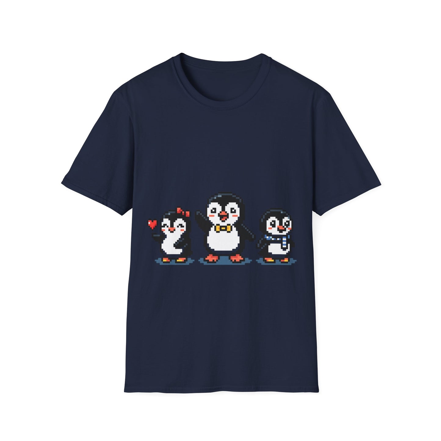 Penguin Pixel Tee — Cute Retro Pixel Art Penguins T-Shirt
