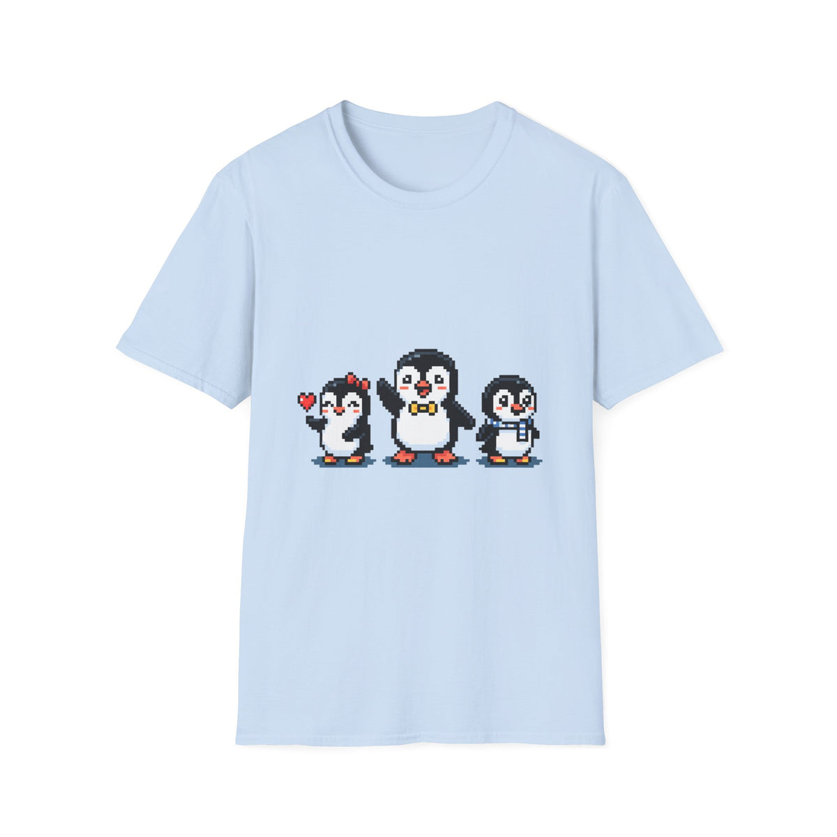 Penguin Pixel Tee — Cute Retro Pixel Art Penguins T-Shirt