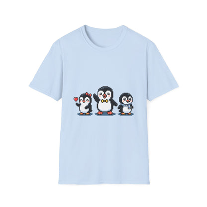 Penguin Pixel Tee — Cute Retro Pixel Art Penguins T-Shirt