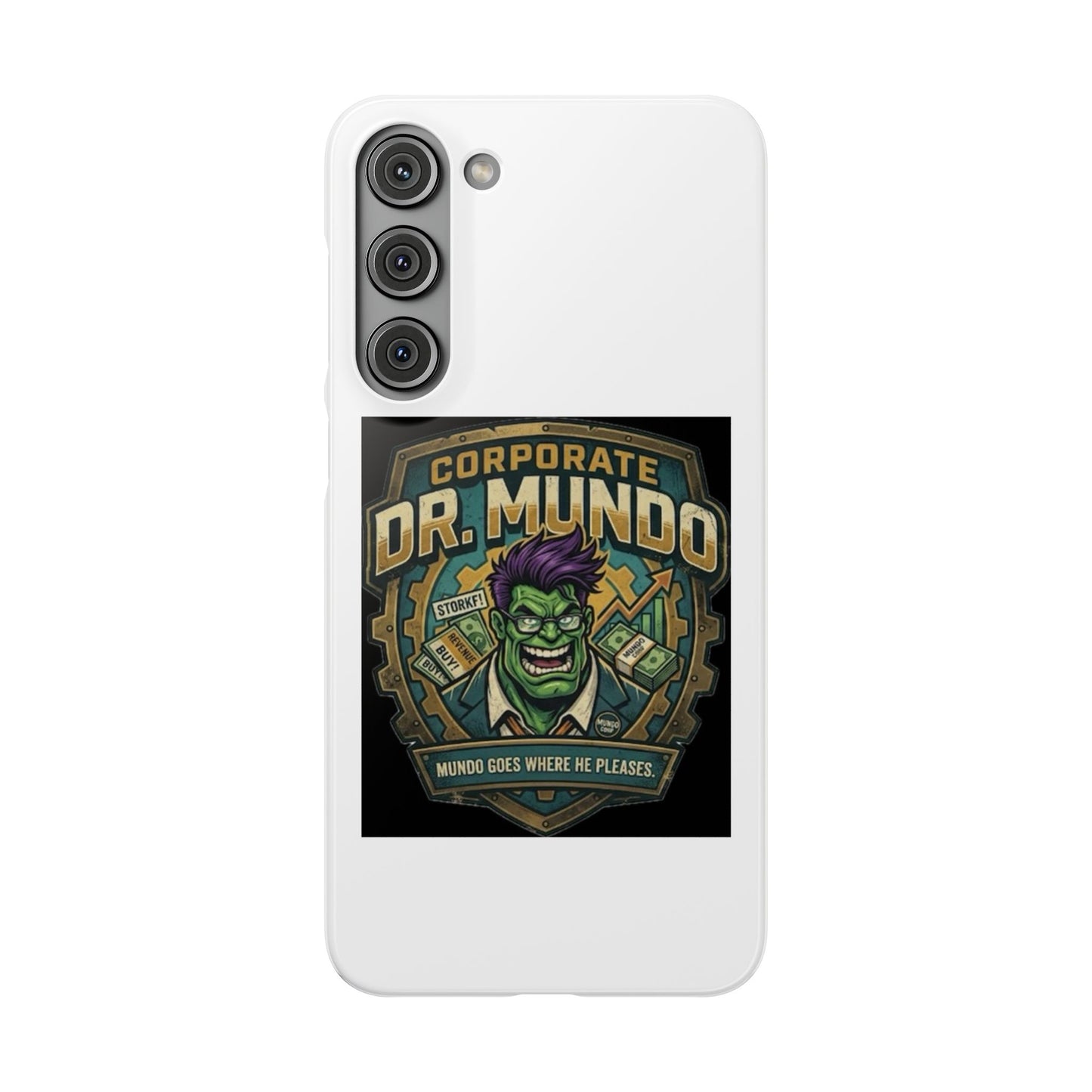 Corporate Dr. Mundo Phone Case — Funny Gaming Snap Case for League of Legends Fans