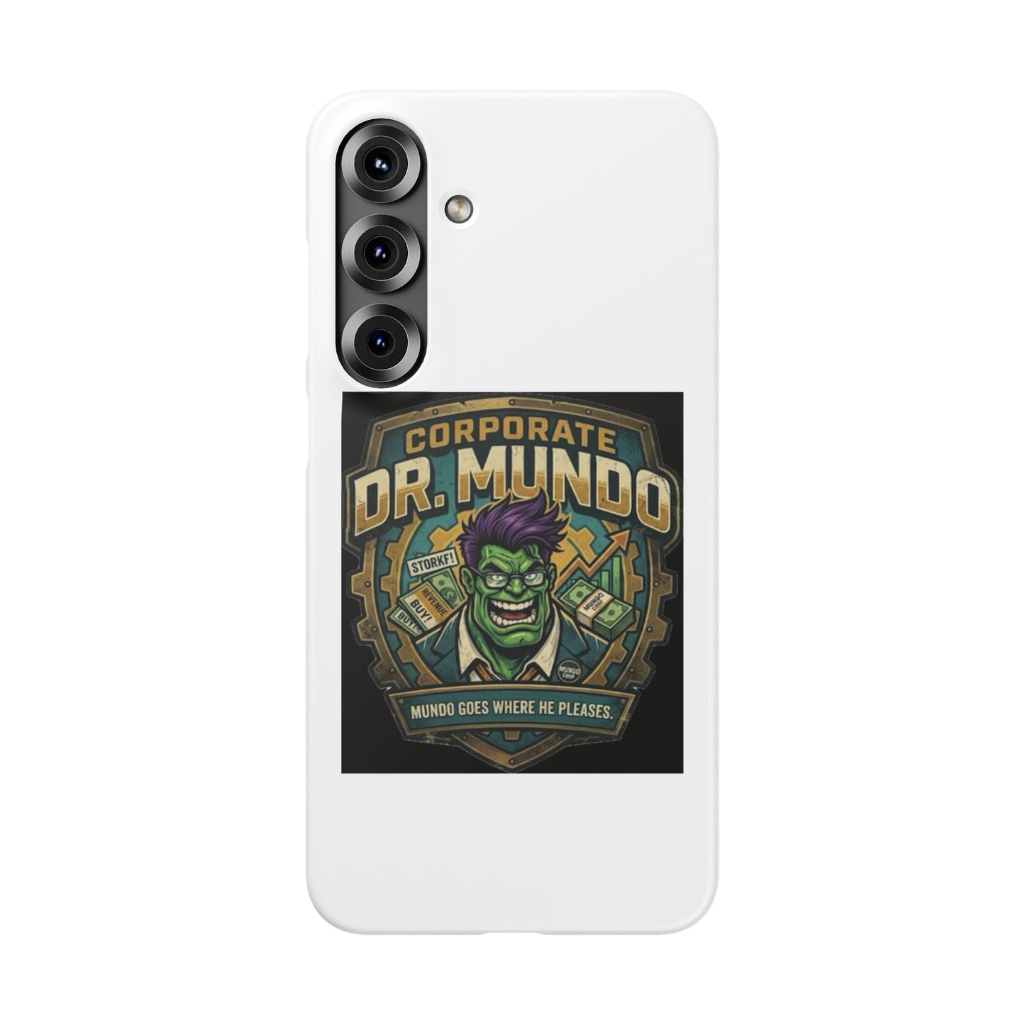 Corporate Dr. Mundo Phone Case — Funny Gaming Snap Case for League of Legends Fans