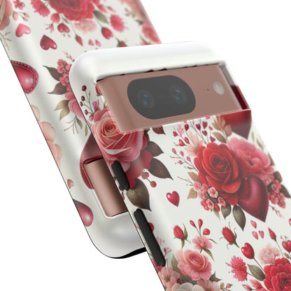 Heartfelt Floral Phone Case | Tough Cases for Love & Romance