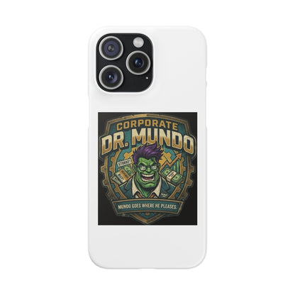 Corporate Dr. Mundo Phone Case — Funny Gaming Snap Case for League of Legends Fans