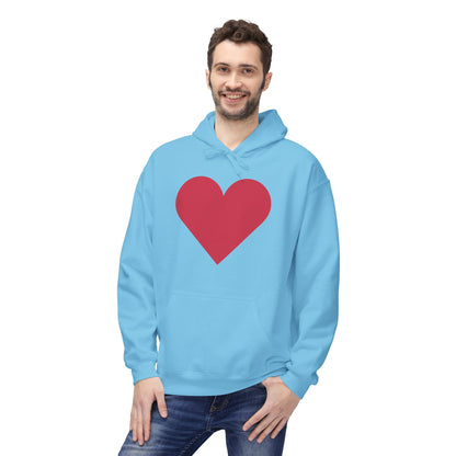 Heart & Rose Pattern Hoodie — Romantic Floral Valentine Pullover