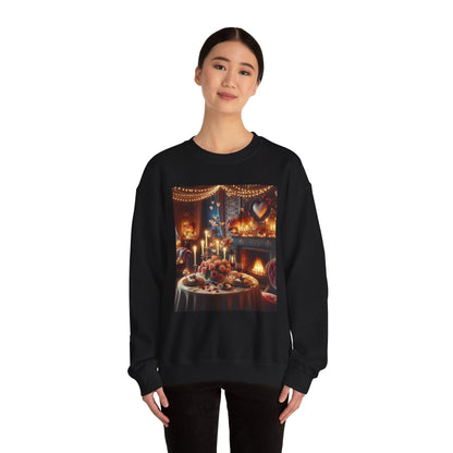 Cozy Romantic Dinner Sweatshirt – Unisex Heavy Blend™ Crewneck