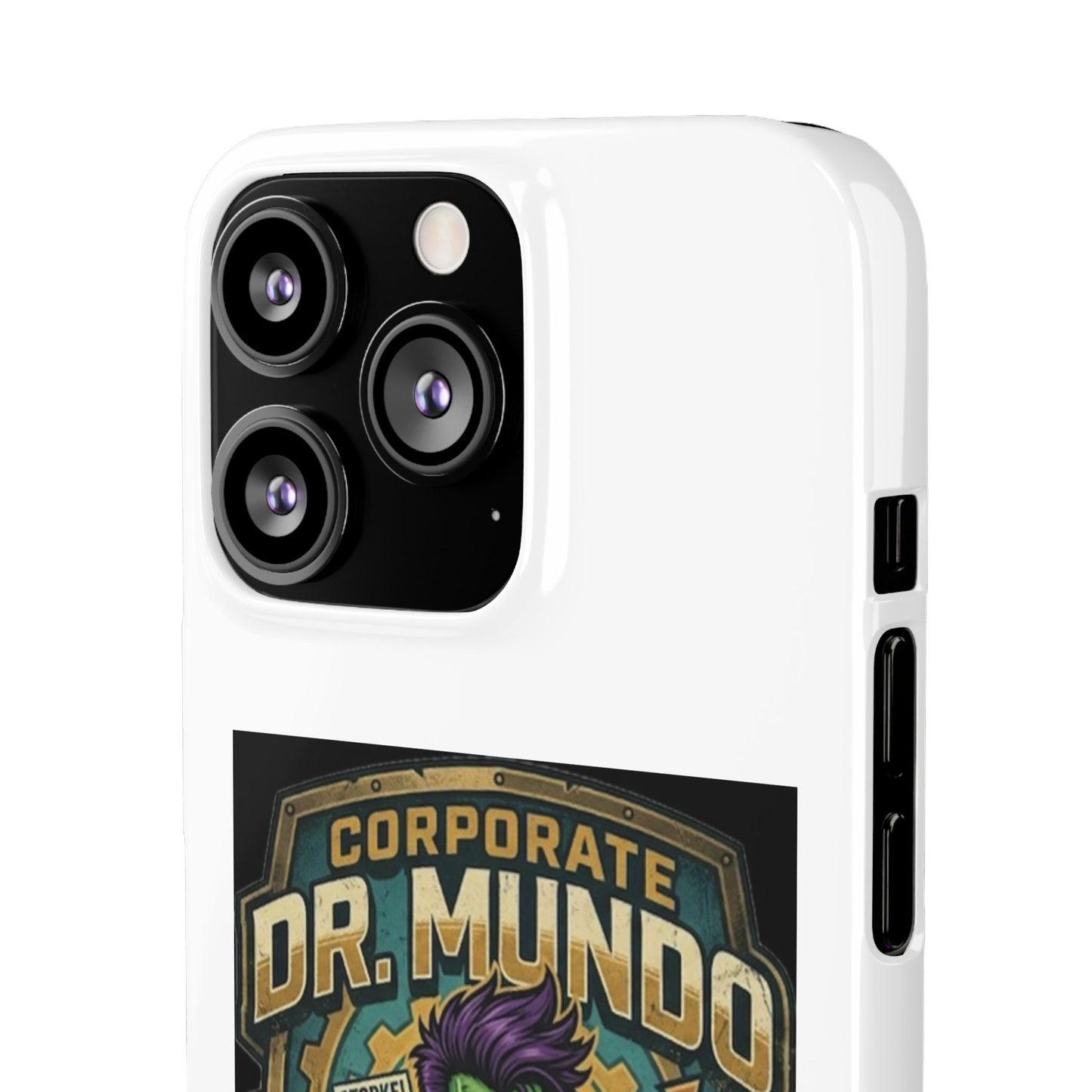 Corporate Dr. Mundo Phone Case — Funny Gaming Snap Case for League of Legends Fans