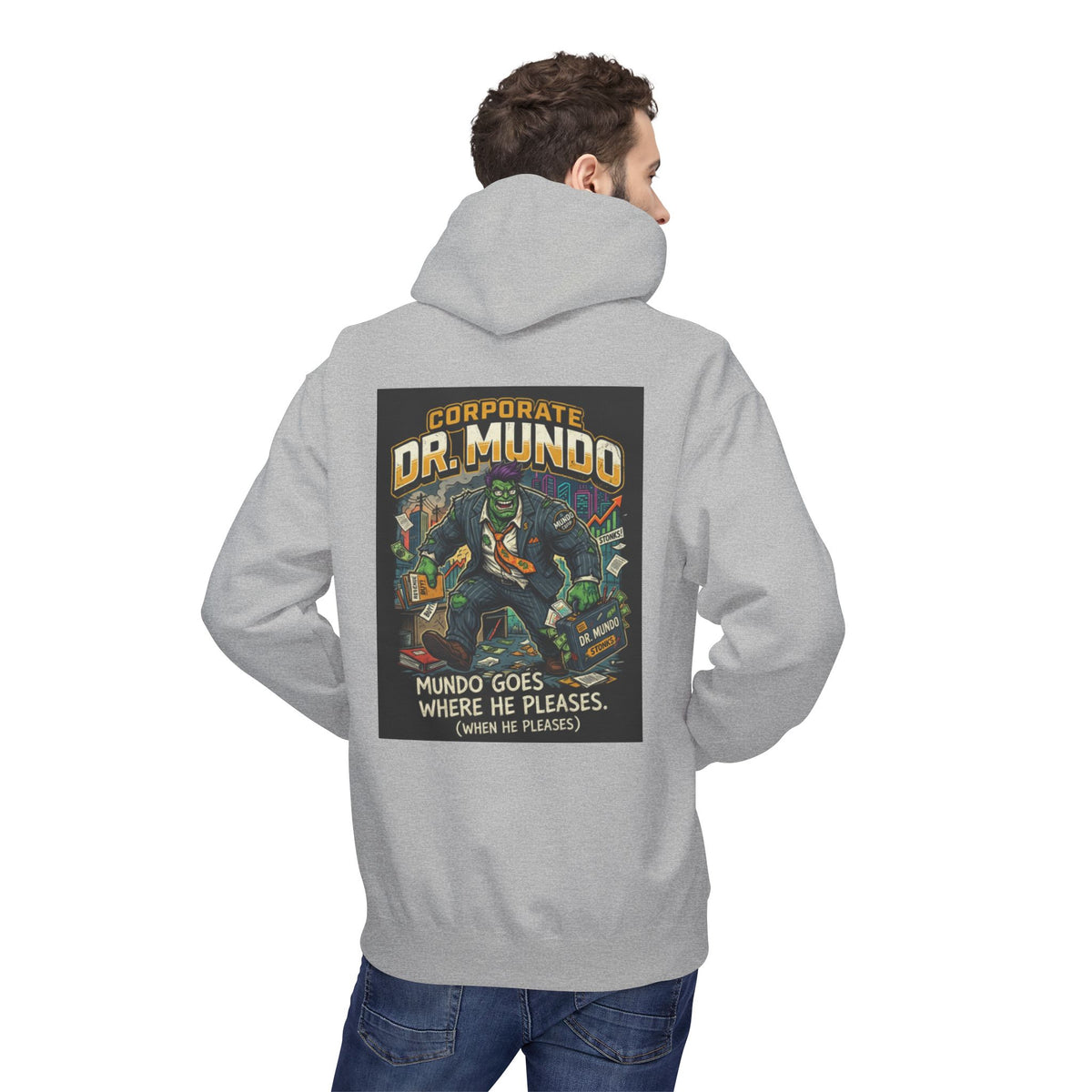 Dr Mundo Retro Arcade Hoodie league of legands— Gaming Champion Pullover