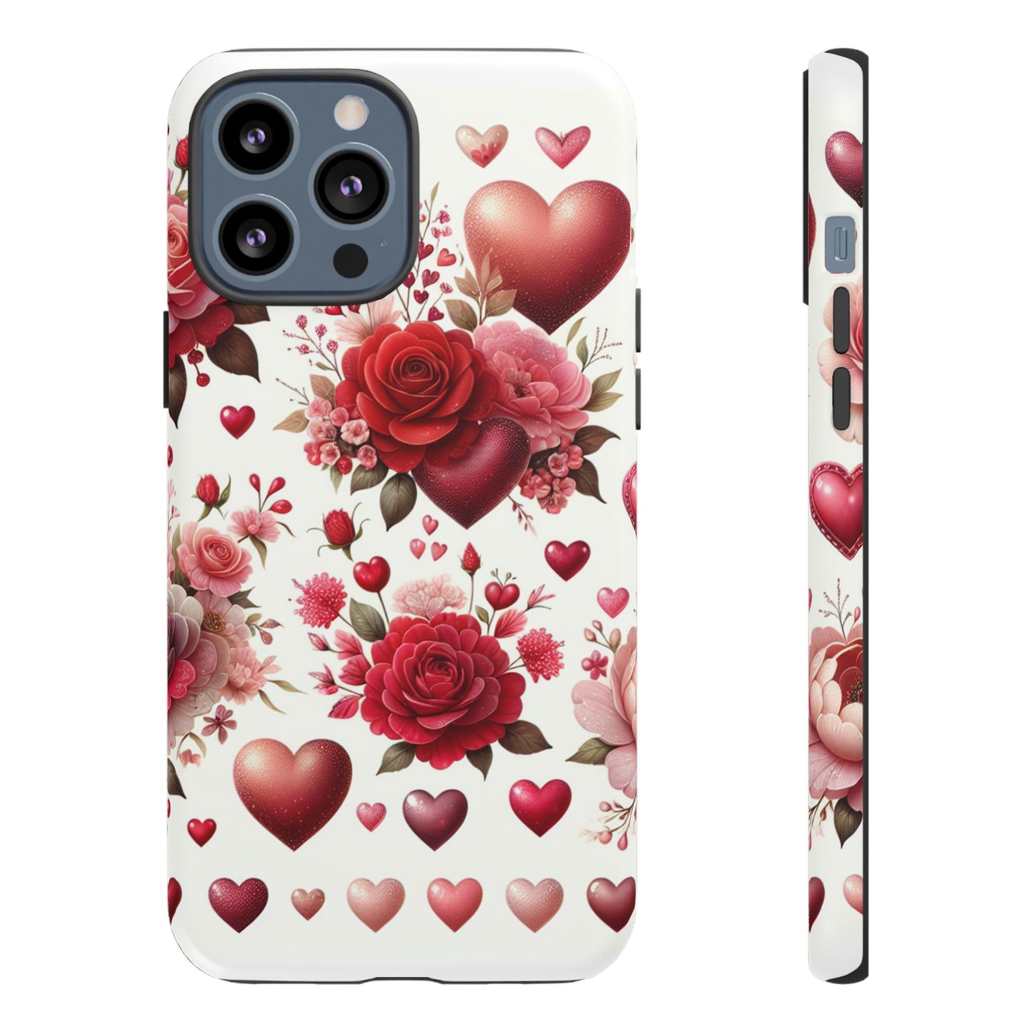 Heartfelt Floral Phone Case | Tough Cases for Love & Romance