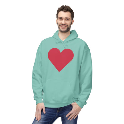 Heart & Rose Pattern Hoodie — Romantic Floral Valentine Pullover