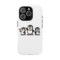 Penguin Pixel Trio Phone Case — Cute Retro 8‑Bit Penguin Family Protective Cover