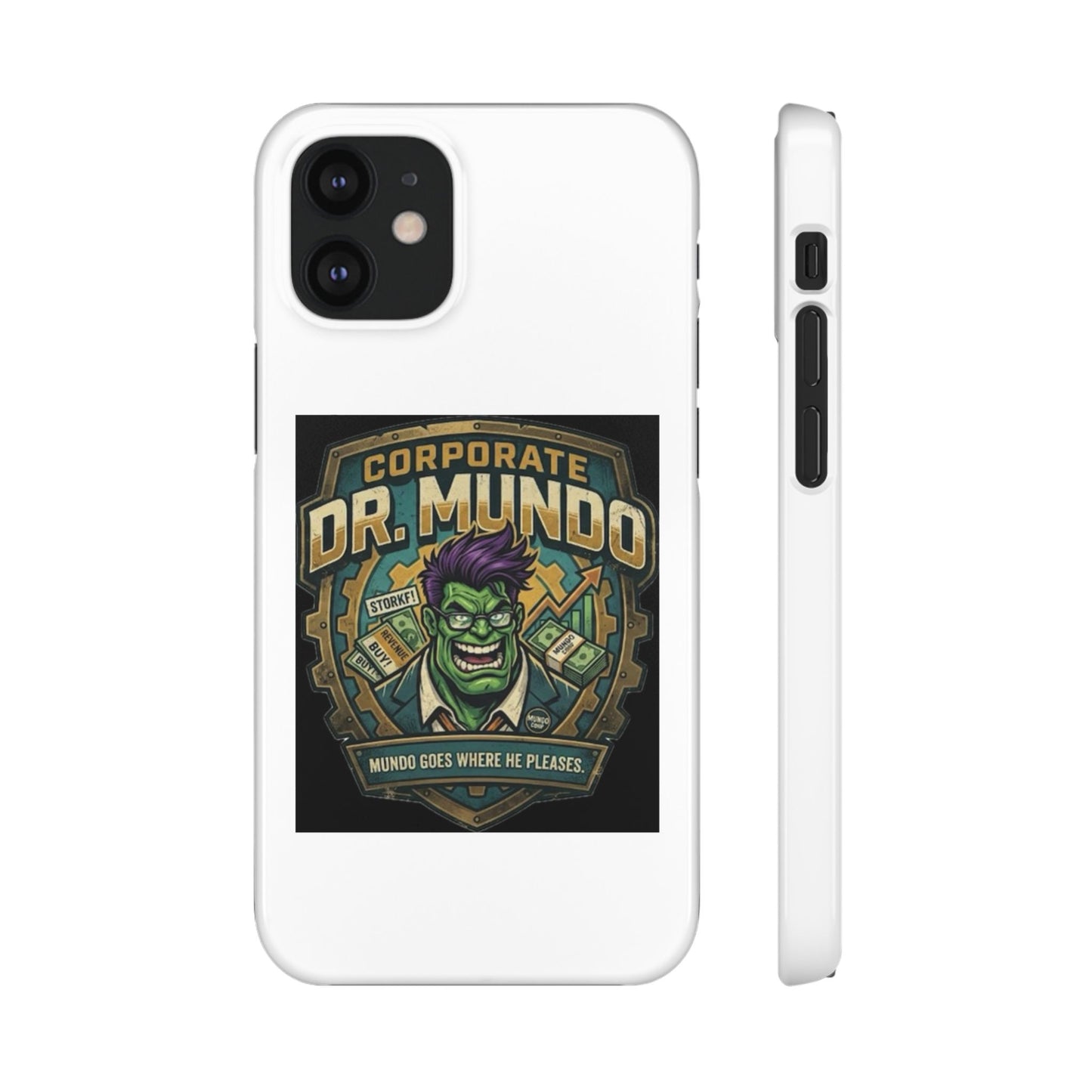 Corporate Dr. Mundo Phone Case — Funny Gaming Snap Case for League of Legends Fans