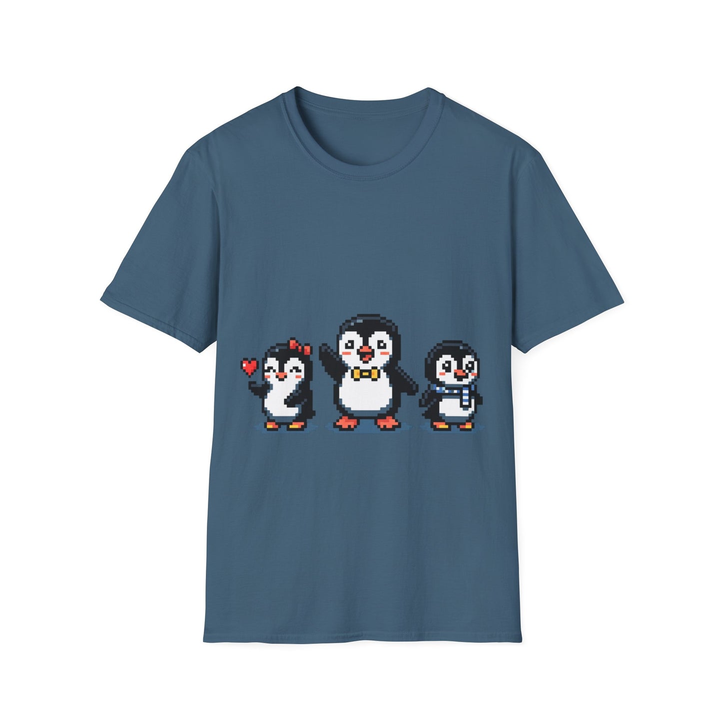 Penguin Pixel Tee — Cute Retro Pixel Art Penguins T-Shirt