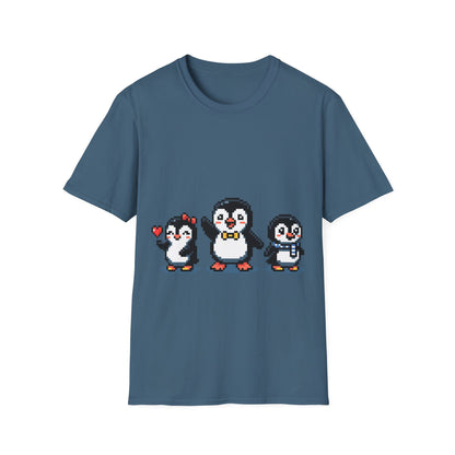 Penguin Pixel Tee — Cute Retro Pixel Art Penguins T-Shirt