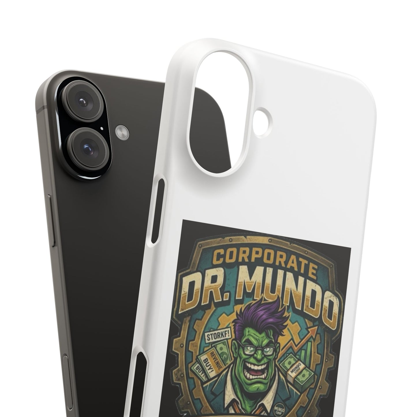 Corporate Dr. Mundo Phone Case — Funny Gaming Snap Case for League of Legends Fans