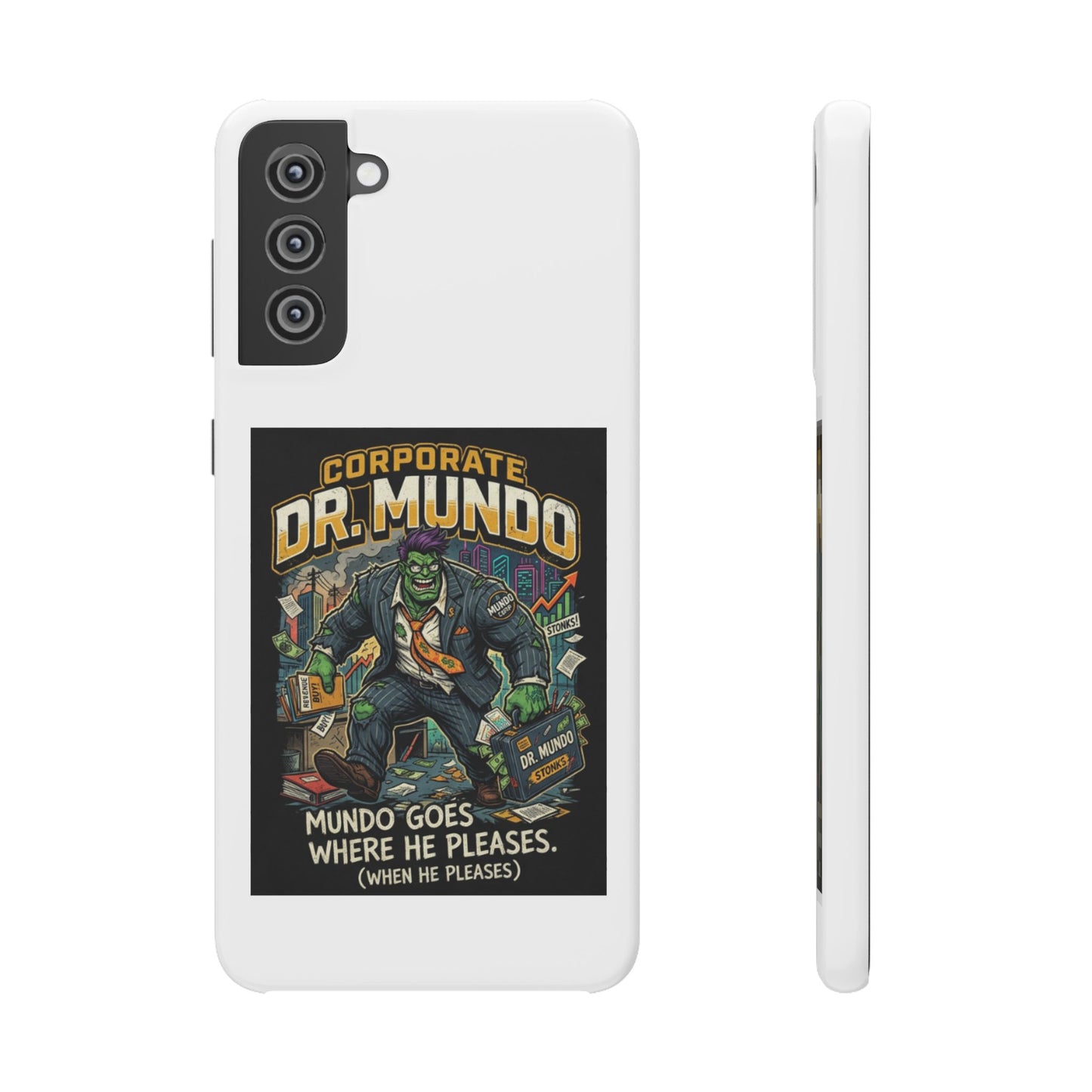 Snap Case — "Corporate Dr. Mundo" Phone Case | Funny Gamer League Riot-Inspired Design