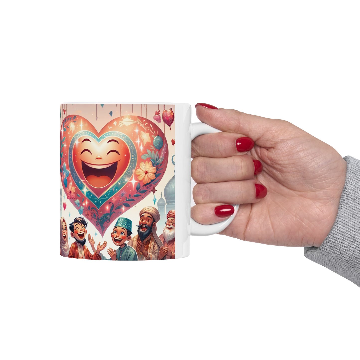 Joyful Diversity Ceramic Mug - Celebrate Unity & Happiness