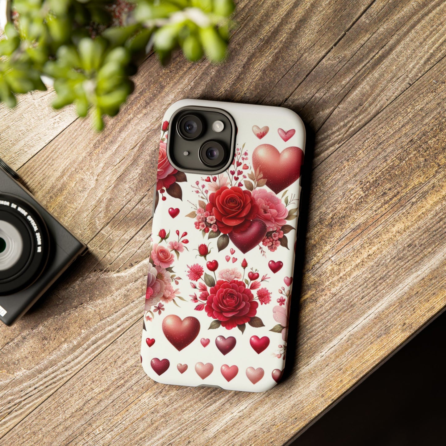 Heartfelt Floral Phone Case | Tough Cases for Love & Romance