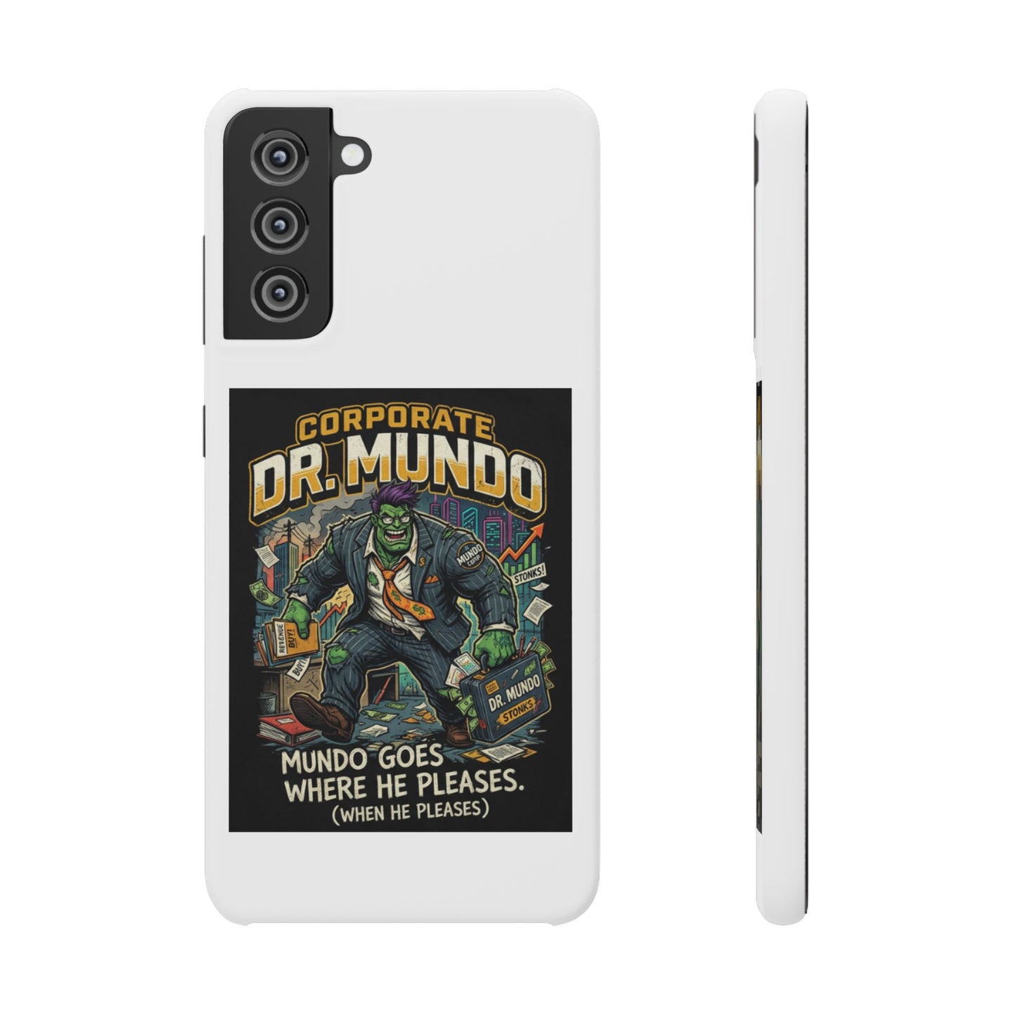 Snap Case — "Corporate Dr. Mundo" Phone Case | Funny Gamer League Riot-Inspired Design