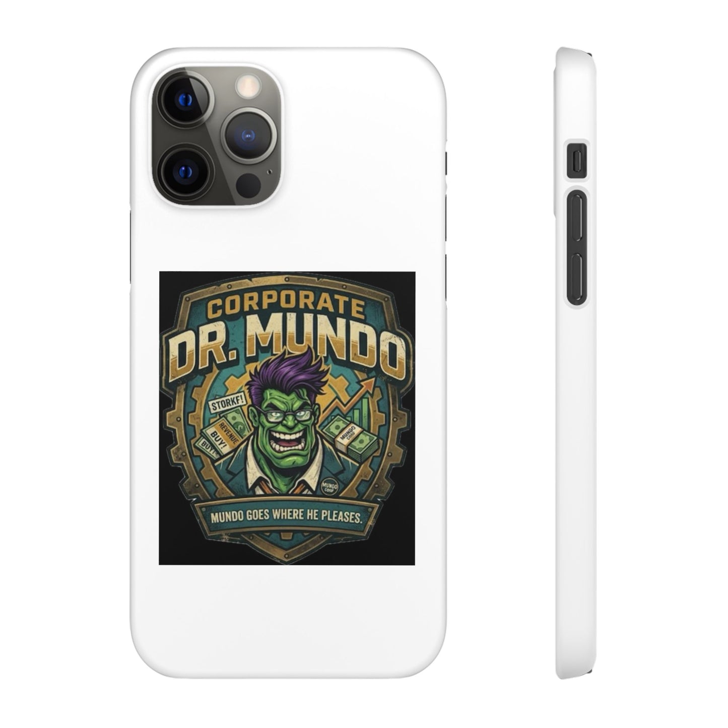 Corporate Dr. Mundo Phone Case — Funny Gaming Snap Case for League of Legends Fans