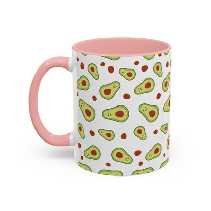 Quirky Avocado Print Coffee Mug - Fun Kitchen Accessory for Unique Coffee Lovers