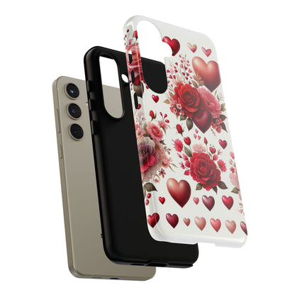 Heartfelt Floral Phone Case | Tough Cases for Love & Romance