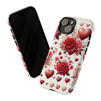 Heartfelt Floral Phone Case | Tough Cases for Love & Romance