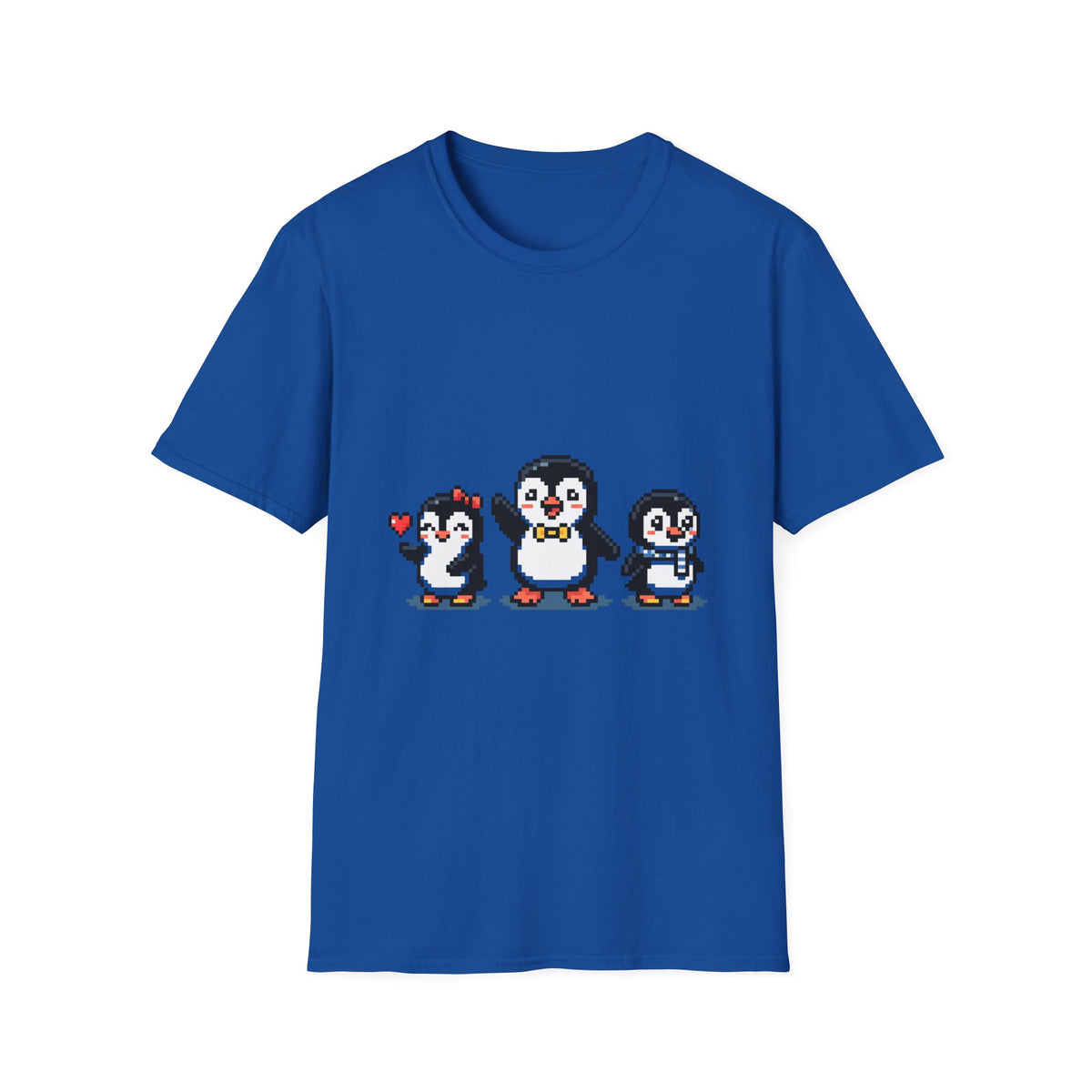 Penguin Pixel Tee — Cute Retro Pixel Art Penguins T-Shirt