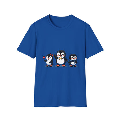 Penguin Pixel Tee — Cute Retro Pixel Art Penguins T-Shirt