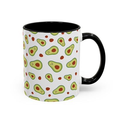 Quirky Avocado Print Coffee Mug - Fun Kitchen Accessory for Unique Coffee Lovers